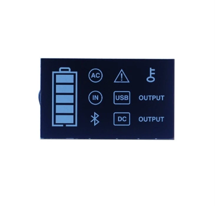 VA graphic LCD display for UPS system power supply